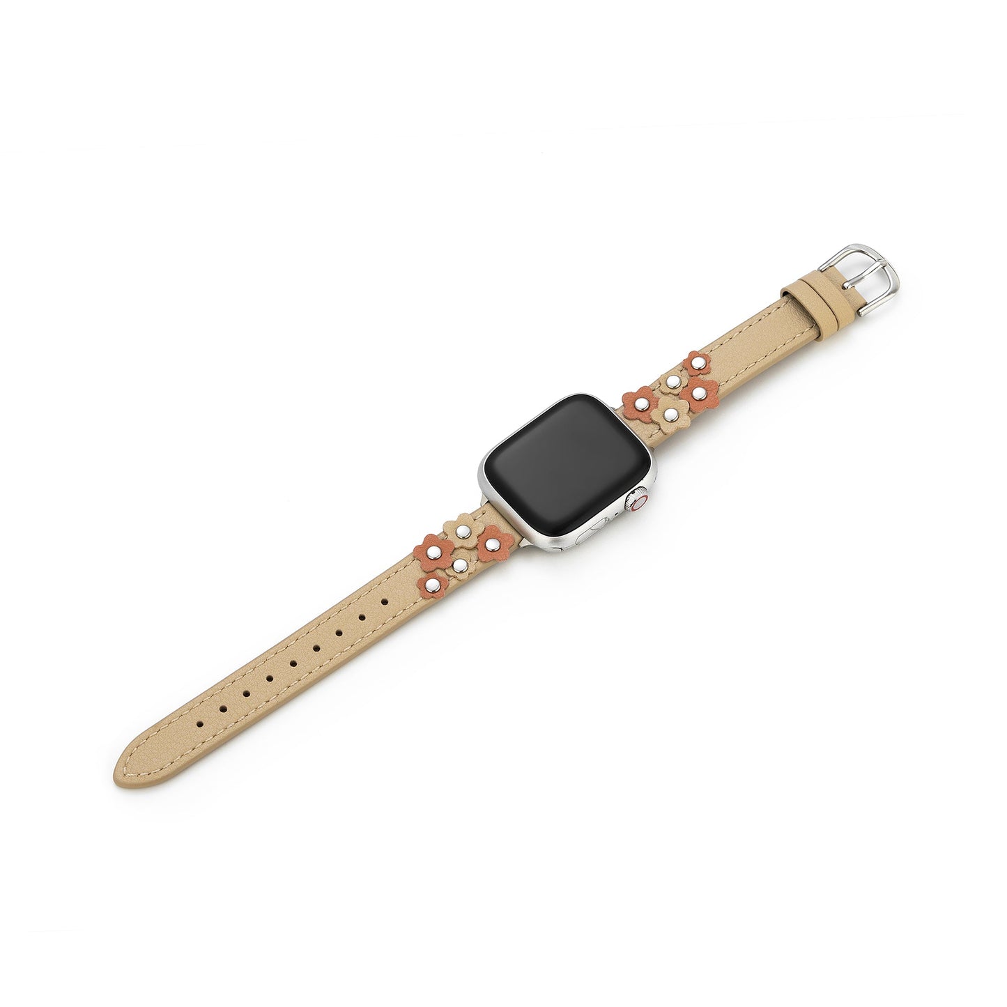 Florabell™ – Gartenblüten-Lederarmband