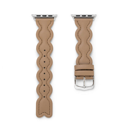 Scallora™ – Uhrenarmband aus gewelltem Leder