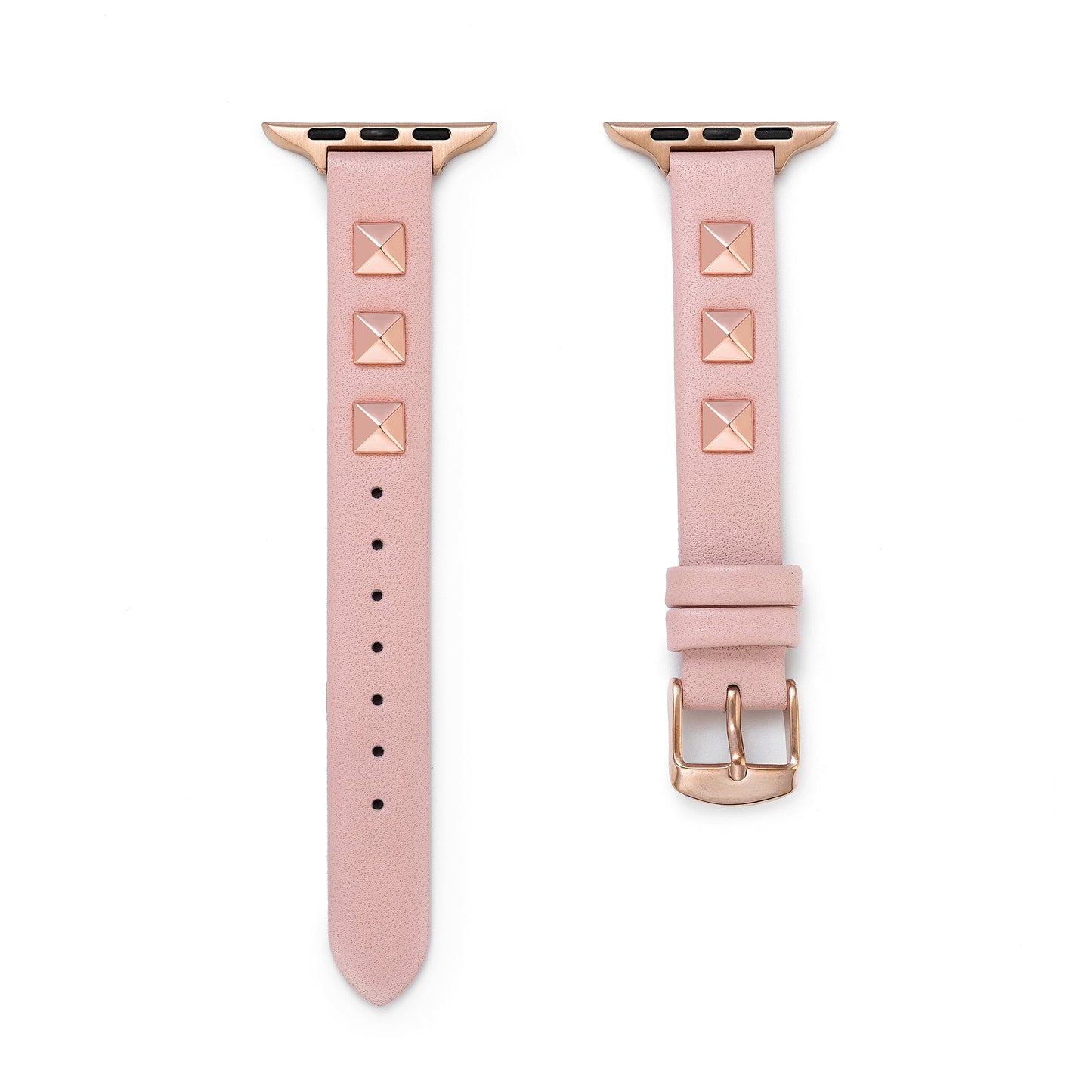 Rivetique™ – Schickes, mit Nieten besetztes Lederarmband