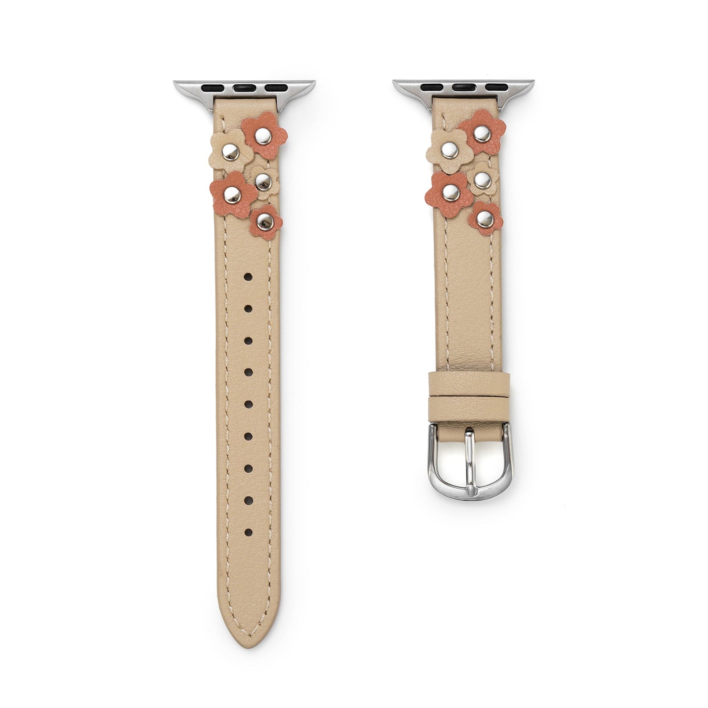 Florabell™ – Gartenblüten-Lederarmband