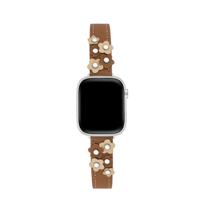 Florabell™ – Gartenblüten-Lederarmband