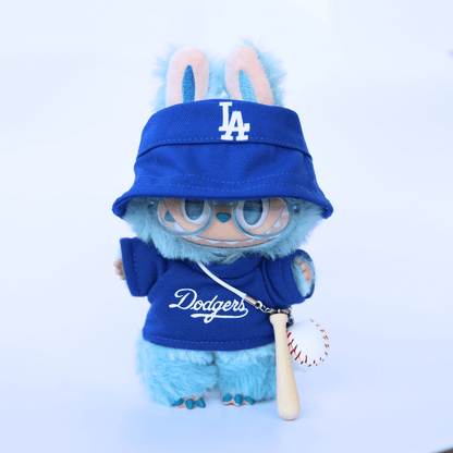 LA Dodgers Style 2-Piece Set – Top & Cap - 6.7″ Labubu Fashion Clothes