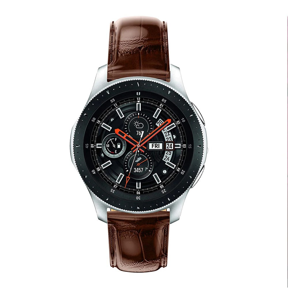 Brown Smooth Leather Strap | For Huawei & Amazfit Smartwatches