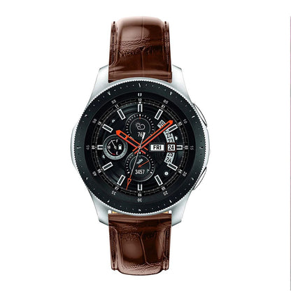 Brown Smooth Leather Strap | For Huawei & Amazfit Smartwatches