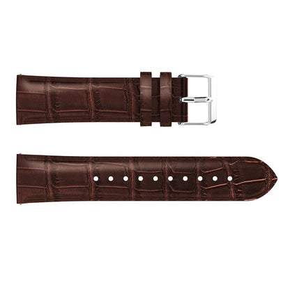 Brown Smooth Leather Strap | For Huawei & Amazfit Smartwatches