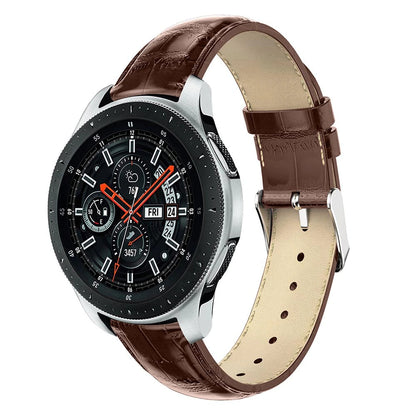Brown Smooth Leather Strap | For Huawei & Amazfit Smartwatches
