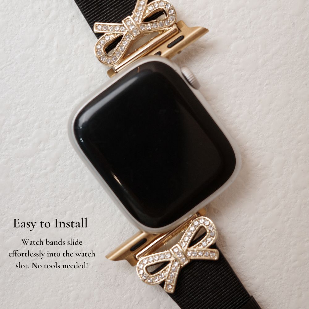 Bowcrystal™ – Uhrenarmband mit Kristallschleife