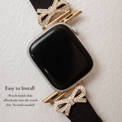 Bowcrystal™ – Uhrenarmband mit Kristallschleife