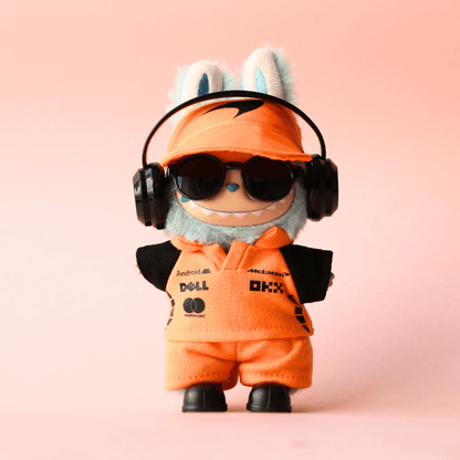 Mclaren Formula 1 Papaya No.4 3-piece Set- Labubu Clothes