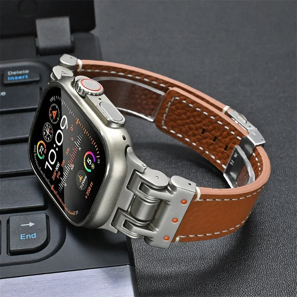 Monaco™ | Leather Apple Watch Strap