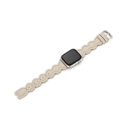 Scallora™ – Uhrenarmband aus gewelltem Leder