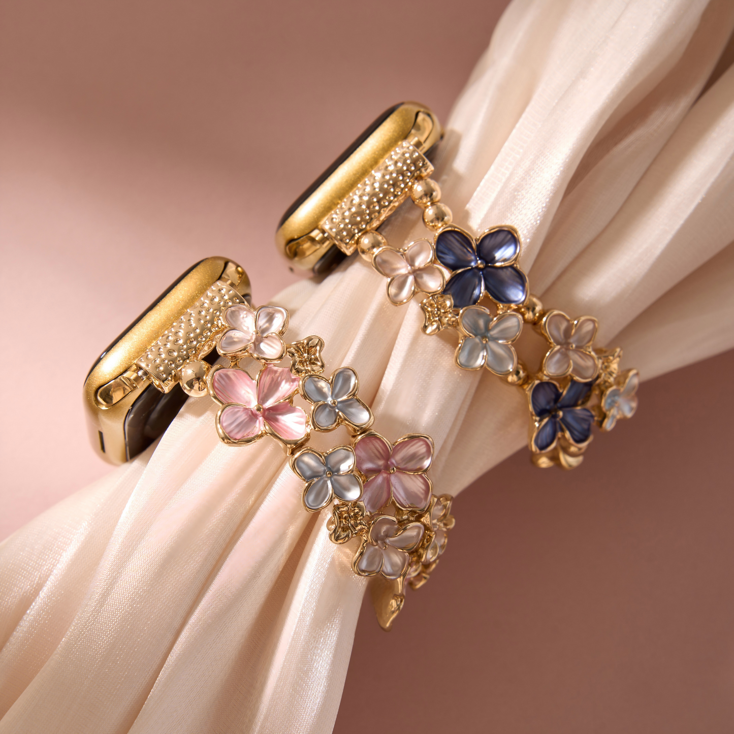 Mari™ - Bloom Elastic Bangle Watch Bracelet