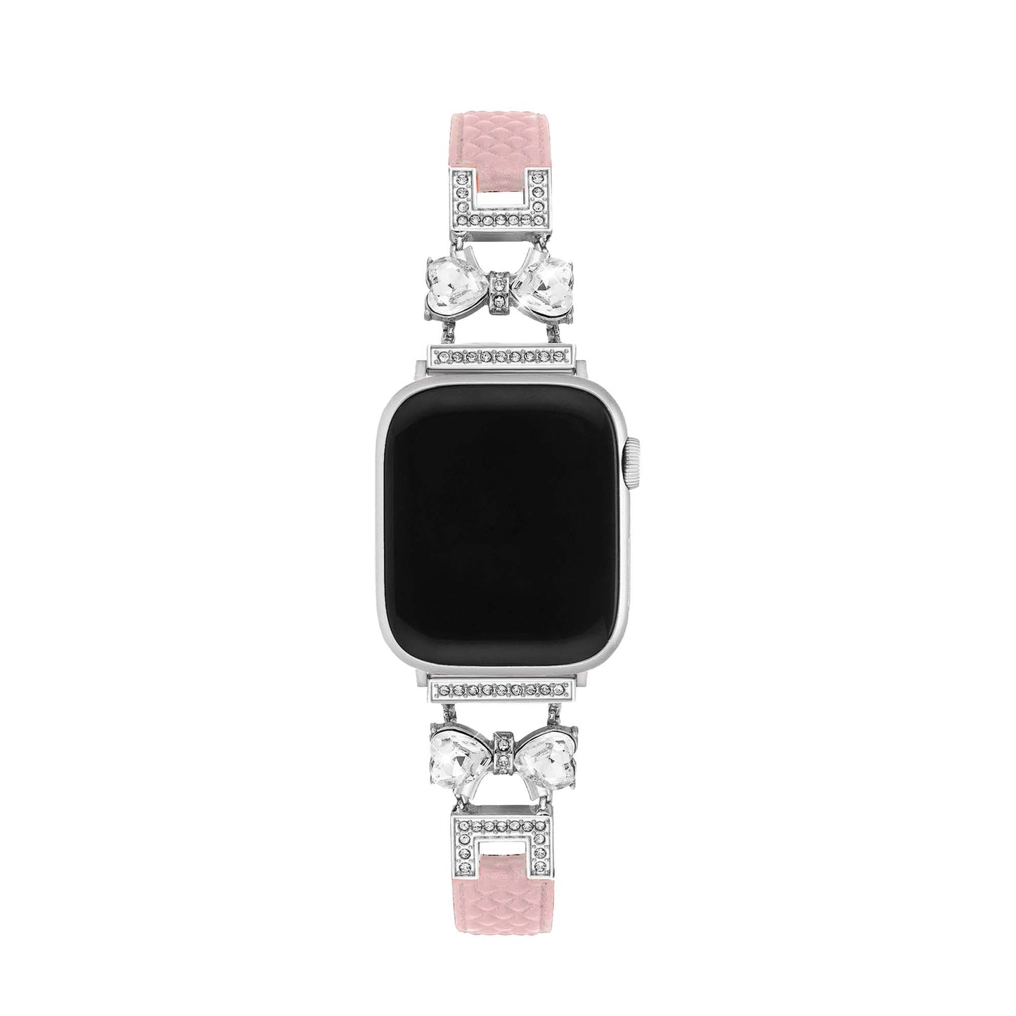 Bowrhin™ – Lederarmband mit Strass-Schleife