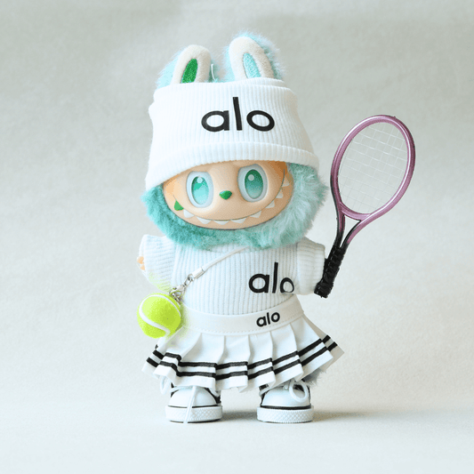 Alo Style Tennis Set for Labubu (6 items)