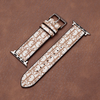 "D" Premium Handmade Leather Band For Apple Watch
