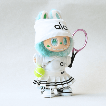 Alo Style Tennis Set for Labubu (6 items)