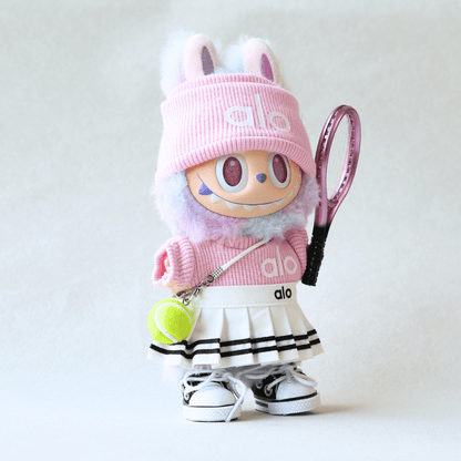 Alo Style Tennis Set for Labubu (6 items)