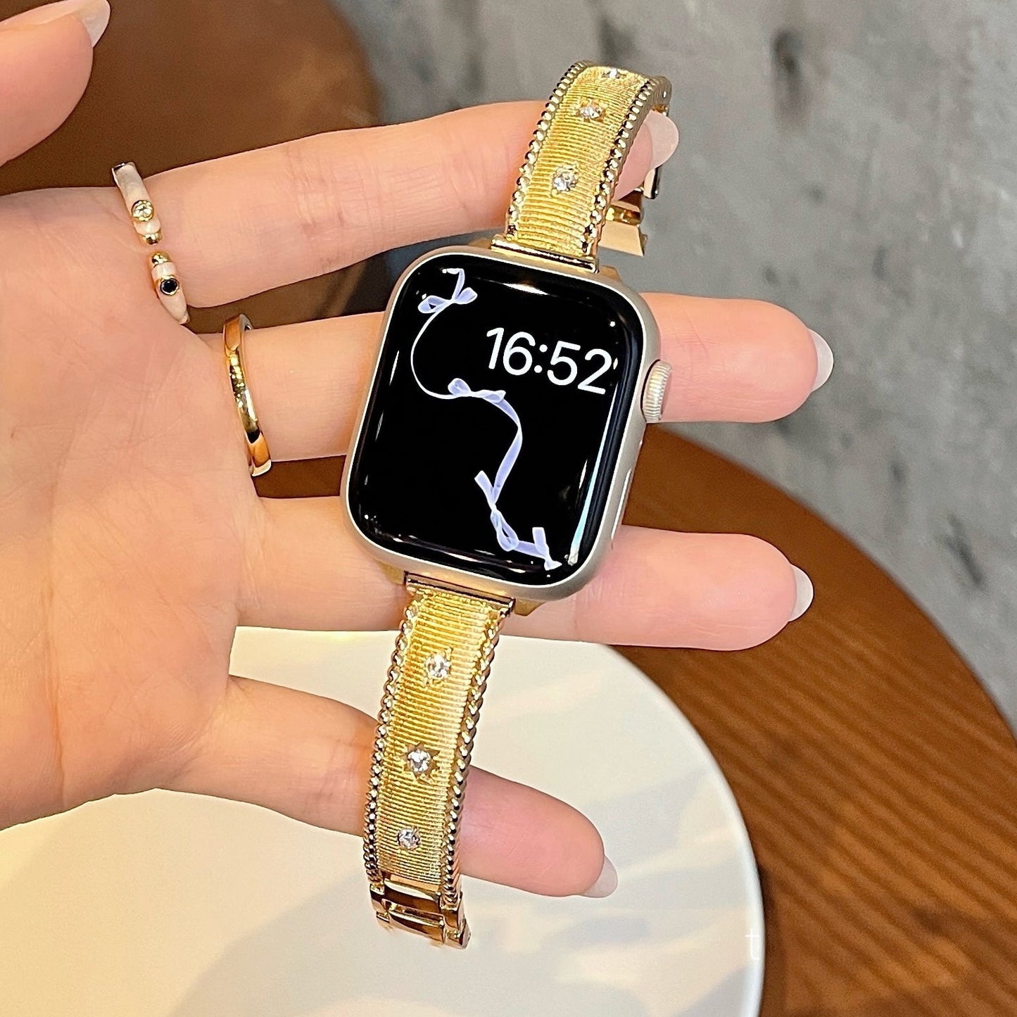 Kim™ | Premium Diamond Metal Band for Apple Watch