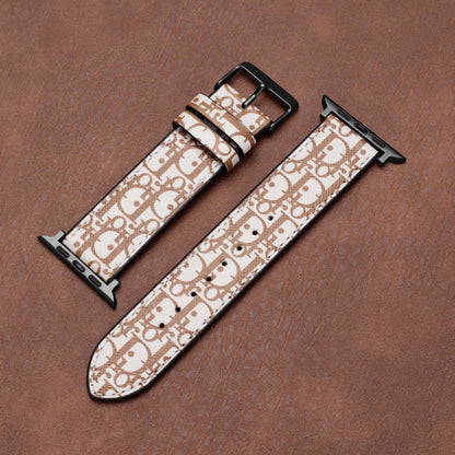 "D" Premium Handmade Leather Band For Apple Watch