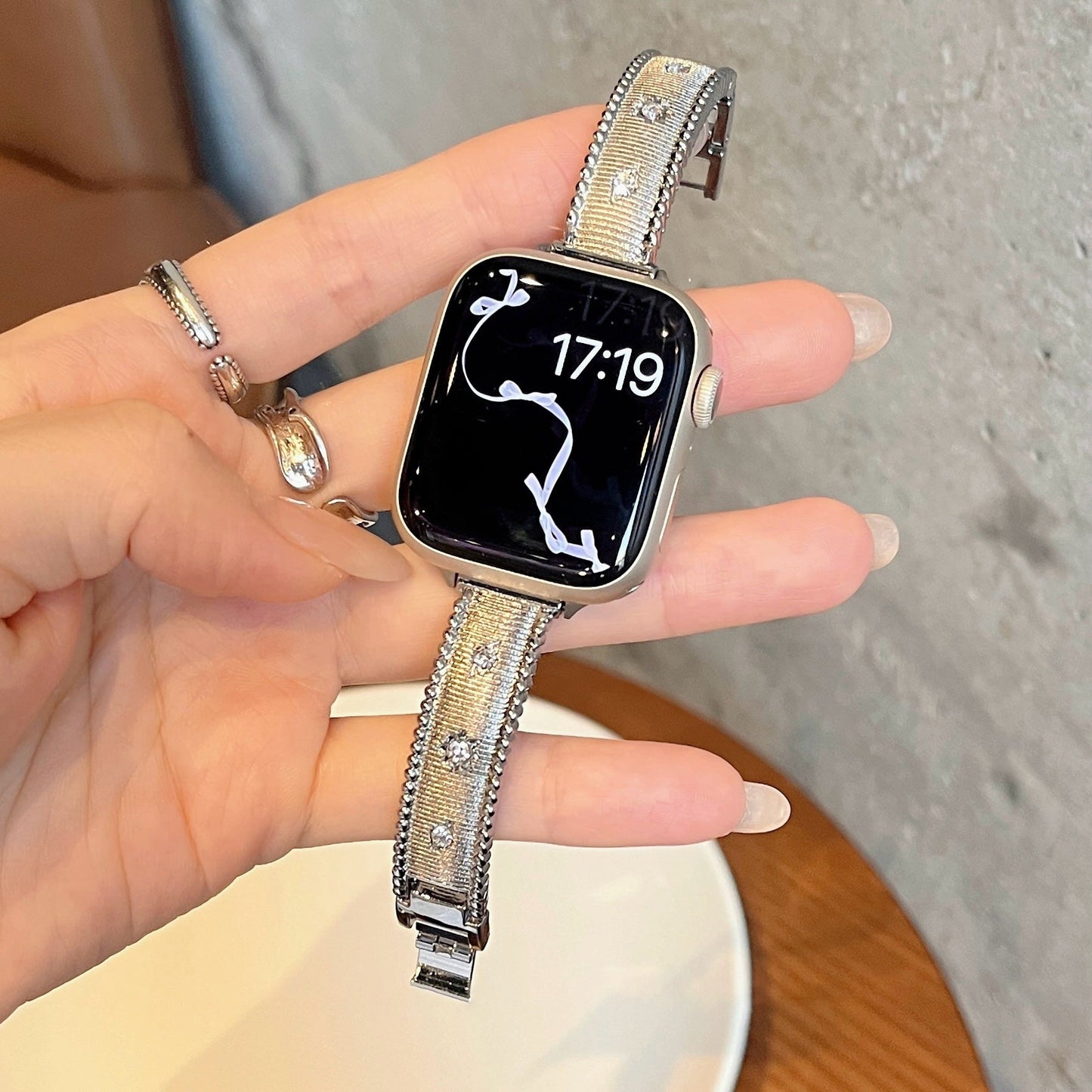 Kim™ | Premium Diamond Metal Band for Apple Watch