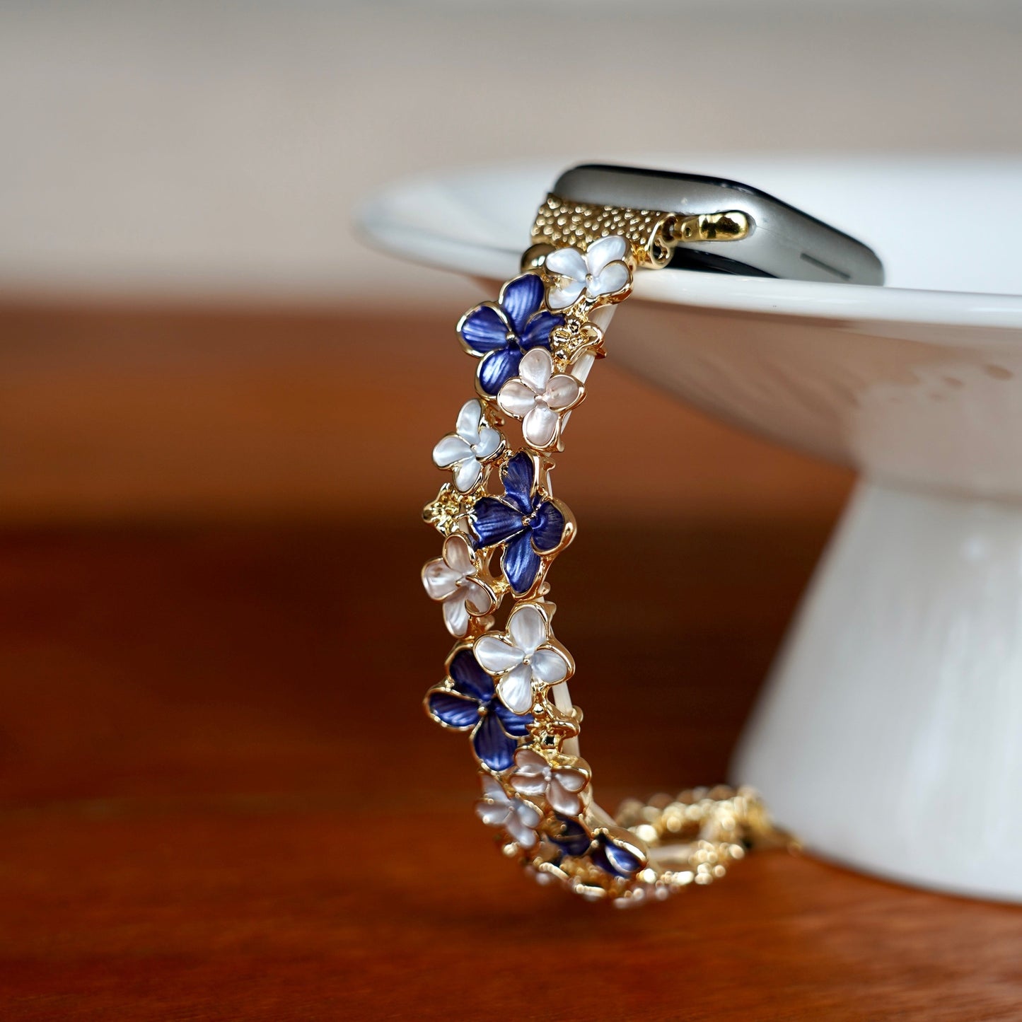 Mari™ - Bloom Elastic Bangle Watch Bracelet