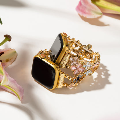 Mari™ - Bloom Elastic Bangle Watch Bracelet