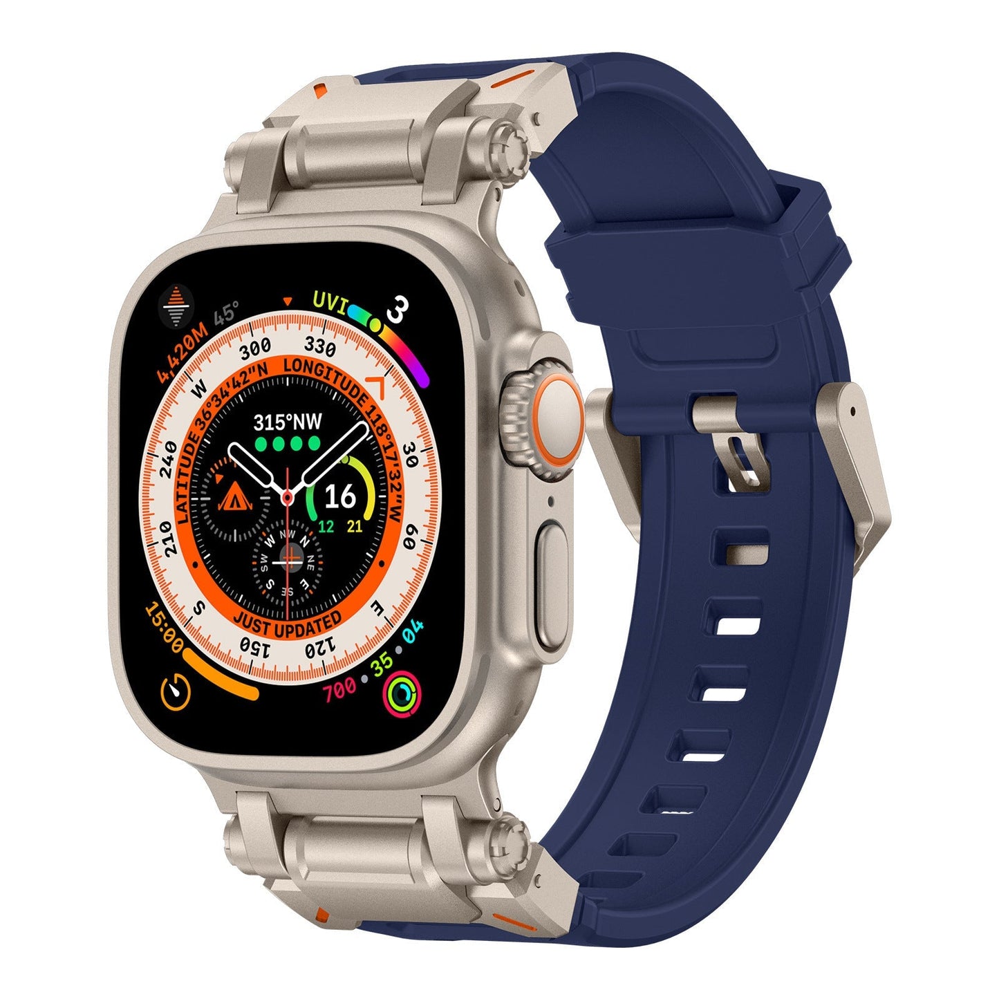 DuraEdge™ - Explorer FKM Rubber Band For Apple Watch