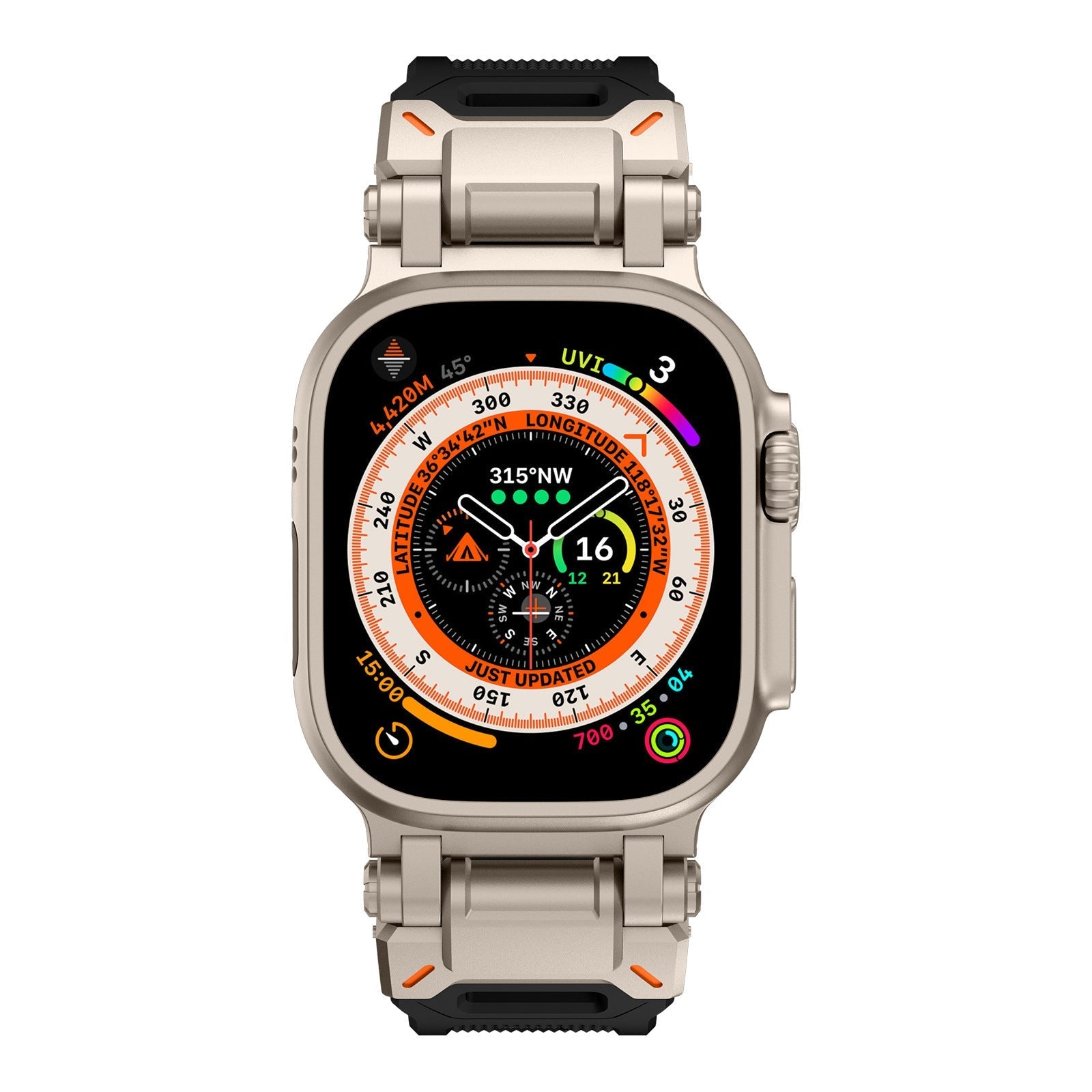 DuraEdge™ - Explorer FKM Rubber Band For Apple Watch