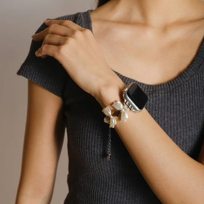 Beadknot™ – Uhrenarmband mit Perlen und Schleife
