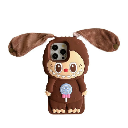 "Brown Ear Labubu" Premium iPhone Case