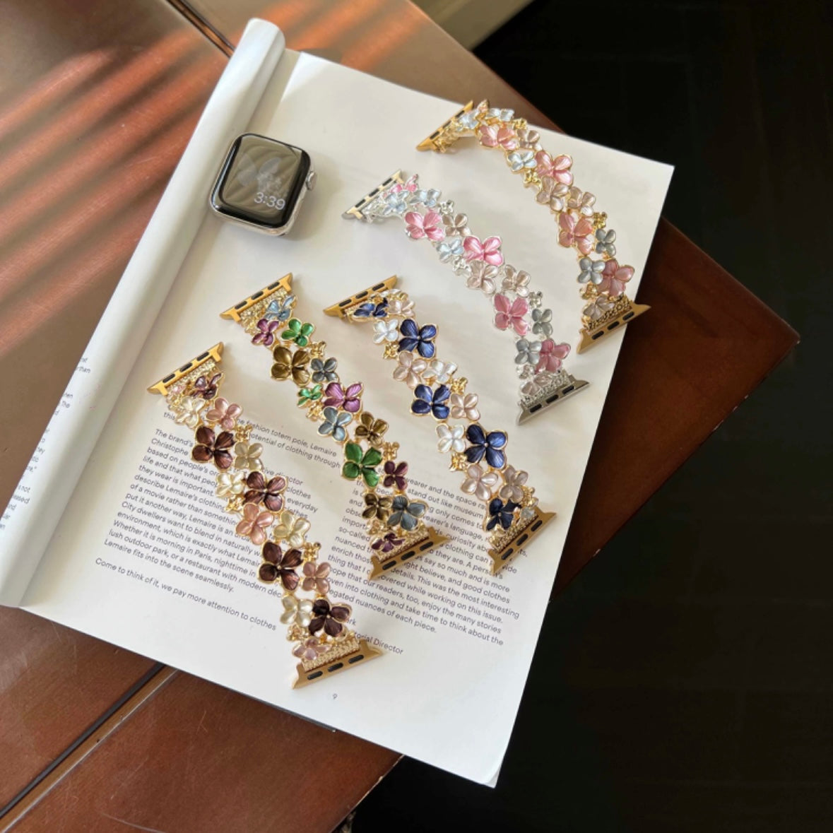 Mari™ - Bloom Elastic Bangle Watch Bracelet