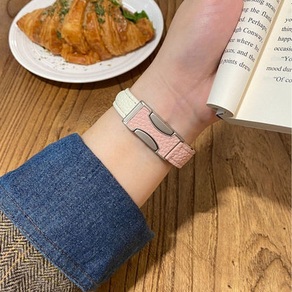 Eloro™ – Leather Magnetic Buckle Strap For Apple Watch