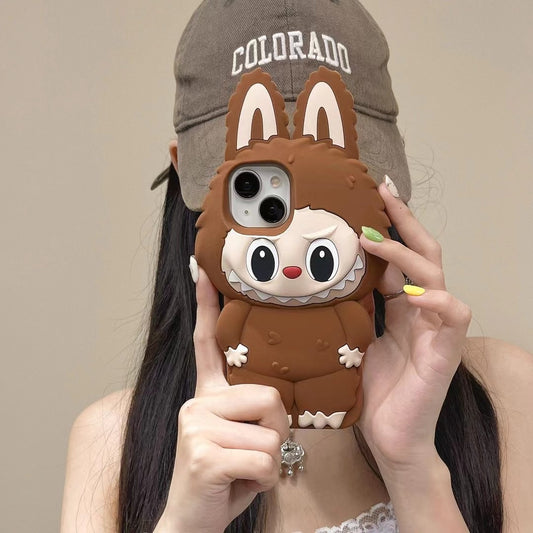 "Brown Labubu" Premium iPhone Case