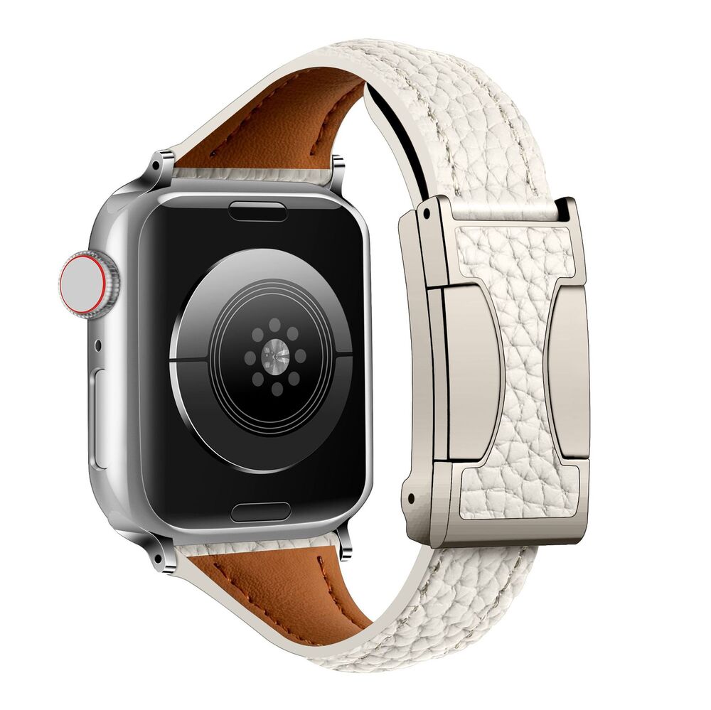 Eloro™ – Leather Magnetic Buckle Strap For Apple Watch