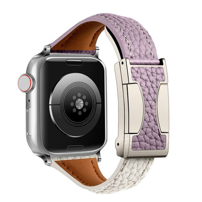 Eloro™ – Leather Magnetic Buckle Strap For Apple Watch