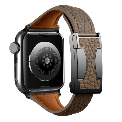 Eloro™ – Leather Magnetic Buckle Strap For Apple Watch