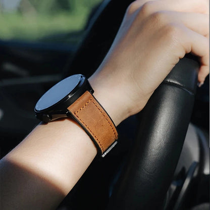 Silileath™ – Magnetic Leather Silicone Strap 20/22mm for Samsung Galaxy Watch 4/5/6/7 & Classic