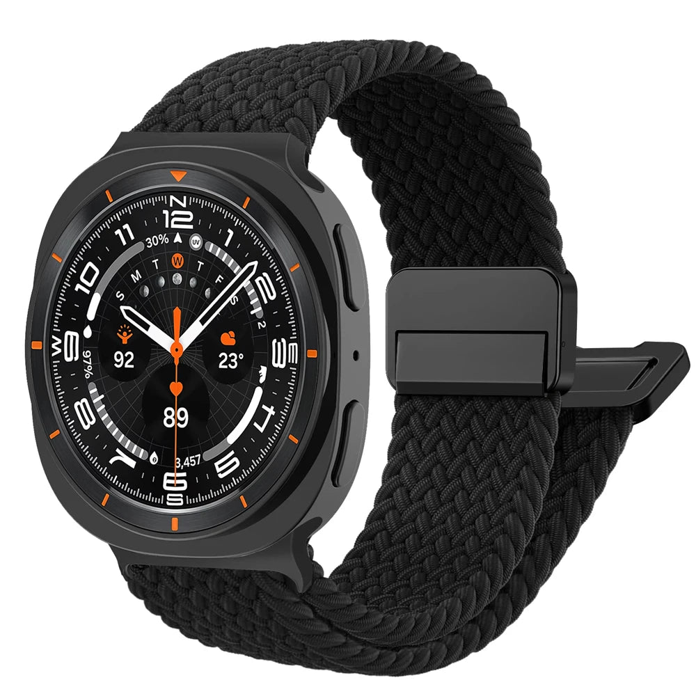 BraidMag™ – Magnetic Braided Nylon Strap for Samsung Galaxy Watch 8 & Classic