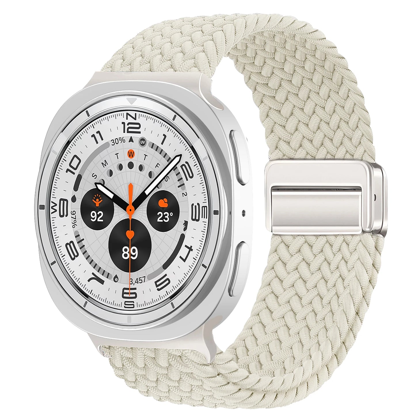 BraidMag™ – Magnetic Braided Nylon Strap for Samsung Galaxy Watch 8 & Classic