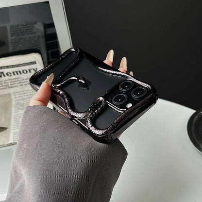 iBand 3D Snake iPhone Case – Heat-Dissipating, Shockproof & Electroplated
