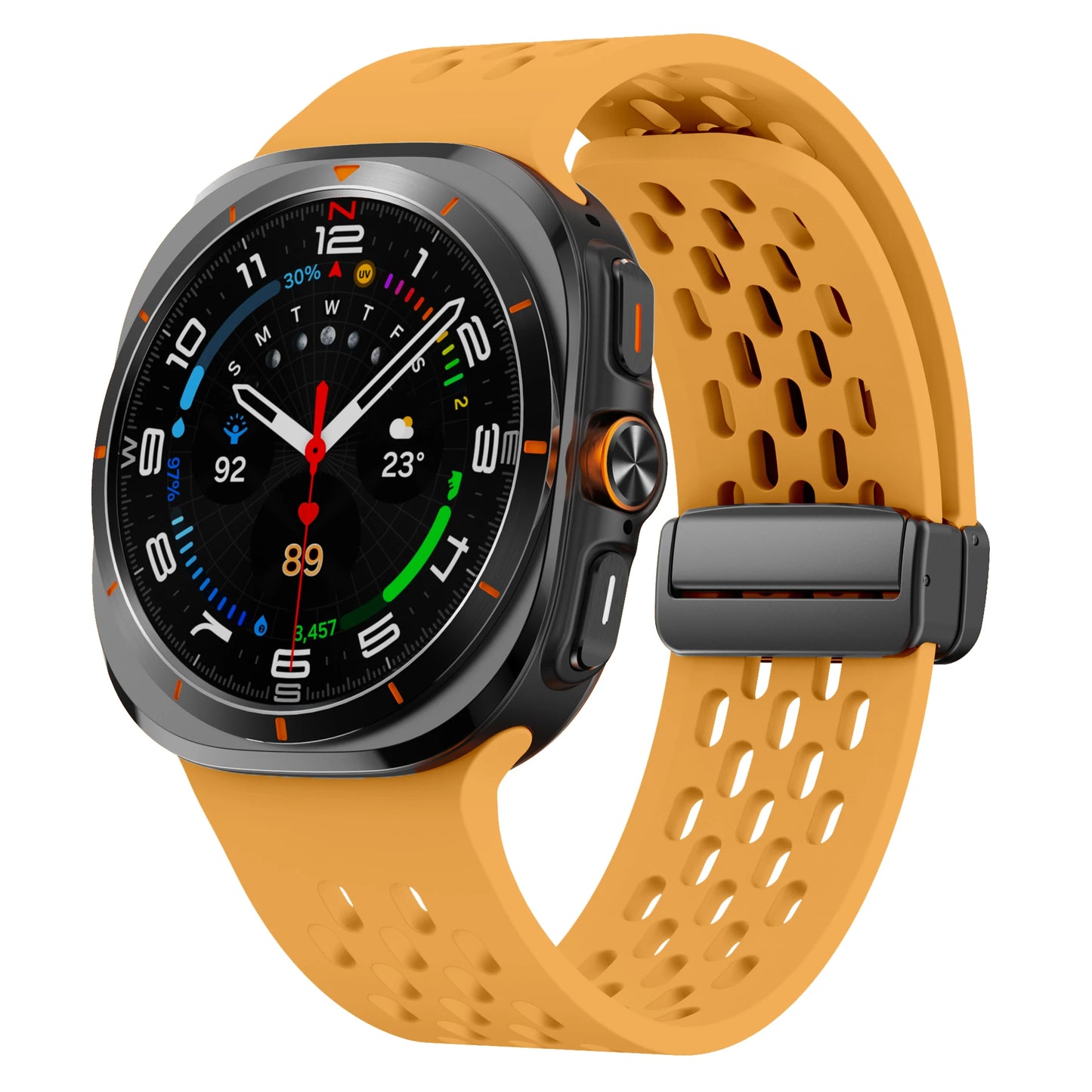 Magnetix™ – 20/22mm Magnetic Silicone Strap for Samsung Galaxy Watch 4/5/6/7, Classic