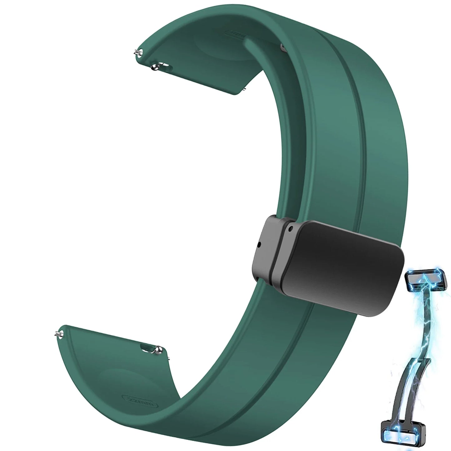 SportMag™ – 20/22mm Silicone Sport Strap with Magnetic Buckle for Samsung Galaxy Watch