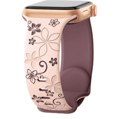 Narei™ - Engraved Silicone Strap for Apple Watch