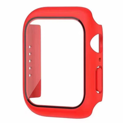 Glass+Cover For Apple Watch case 9 8 7 6 SE 3 iWatch Accessorie Screen Protector Apple watch series 44mm 40mm 38/42mm 45mm 41mm