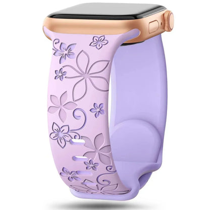 Narei™ - Engraved Silicone Strap for Apple Watch