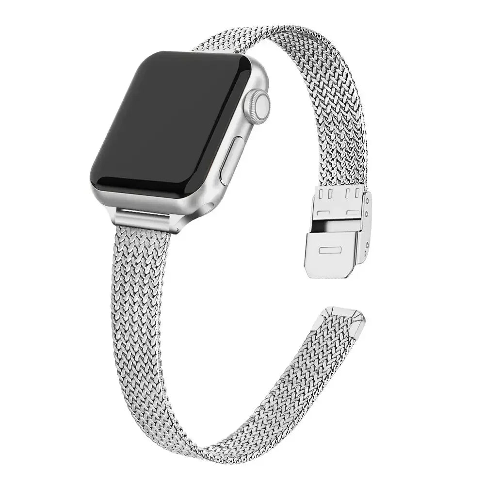 Vera™ – Elegant Mesh Bracelet for Apple Watch