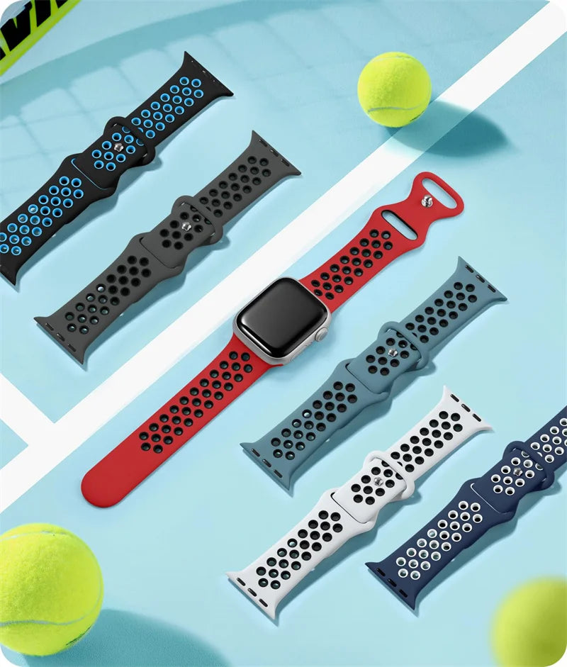 Barcelona™ | Silicone Sport Band For Apple Watch