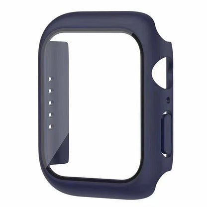 Glass+Cover For Apple Watch case 9 8 7 6 SE 3 iWatch Accessorie Screen Protector Apple watch series 44mm 40mm 38/42mm 45mm 41mm