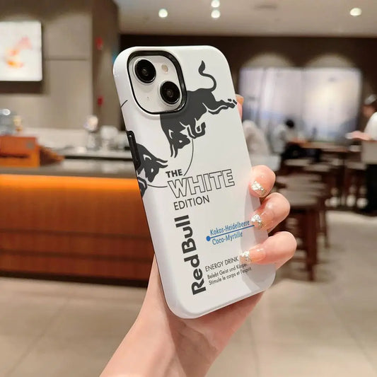 "White Edition" Premium Red Bull iPhone Case