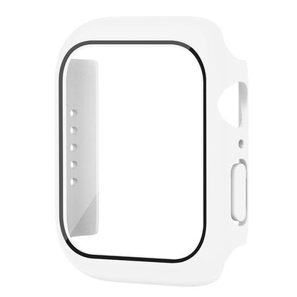 Glass+Cover For Apple Watch case 9 8 7 6 SE 3 iWatch Accessorie Screen Protector Apple watch series 44mm 40mm 38/42mm 45mm 41mm